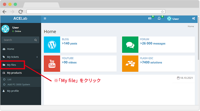 イメージ画像：ポータルサイトからアクセス